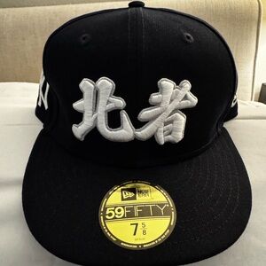 New Era Black 59FIFTY Cap with White Details